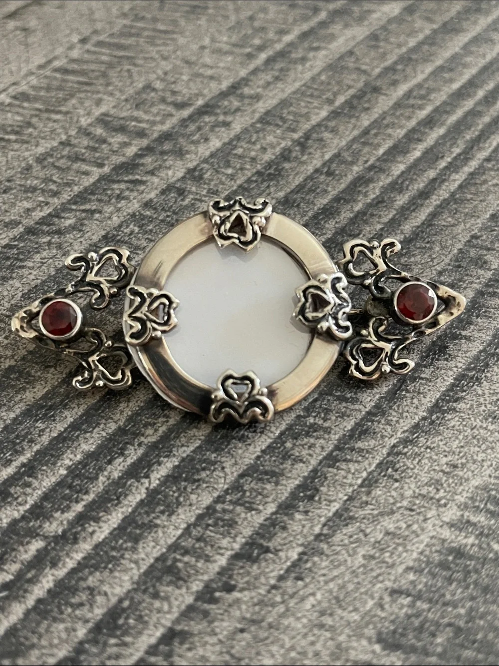 Vintage sterling signed brooch.